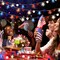 Red White and Blue Star String Lights 4th of July Decorations Pom Pom Star Lights Battery Operated with Timer Fairy Lights for Independence Day Memorial Patriotic Fourth of July Decor for Home